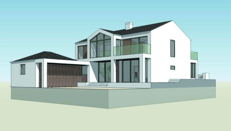 New build private house, Almondbury, Huddersfield
