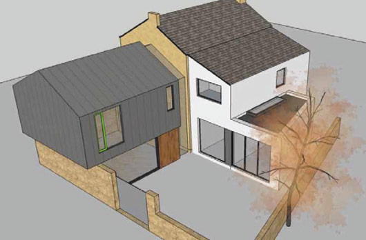 Extension and remodelling of Victorian house, Pudsey, West Yorkshire